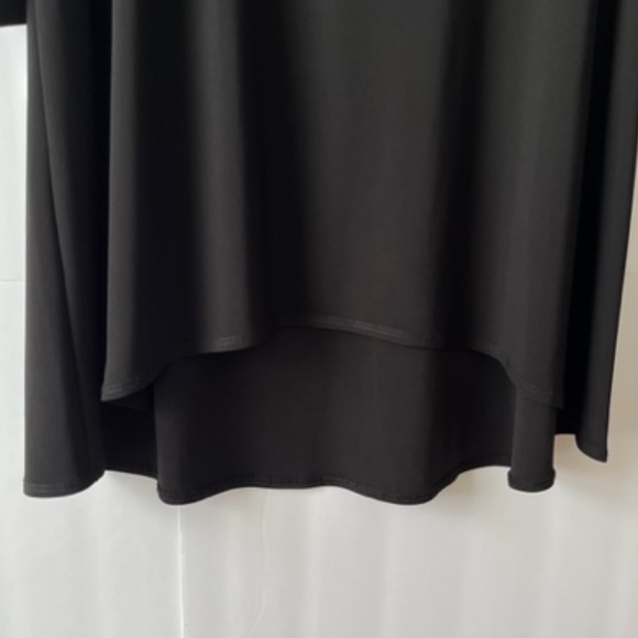 Black cowl neck top by Pretty Women size XL - Picture 4 of 7